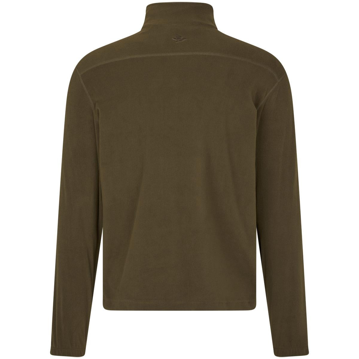 Pine Green Seeland Mens Benjamin Half Zip Fleece Back