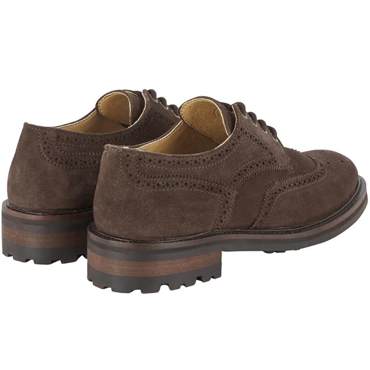 Le Chameau Normandy Suede Marron Fonce back