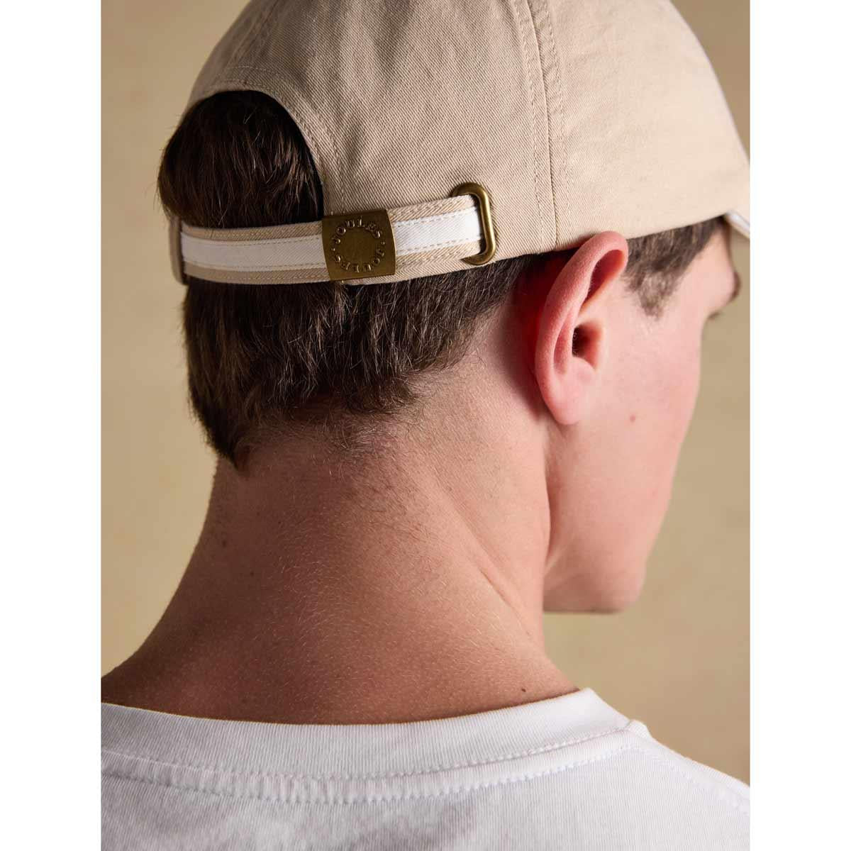 Neutral Joules Daley Cotton Baseball Cap On Model Back