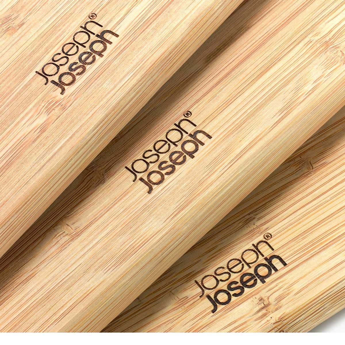 Joseph Joseph Folio Steel Bamboo 3-Piece Chopping Board Set Detail