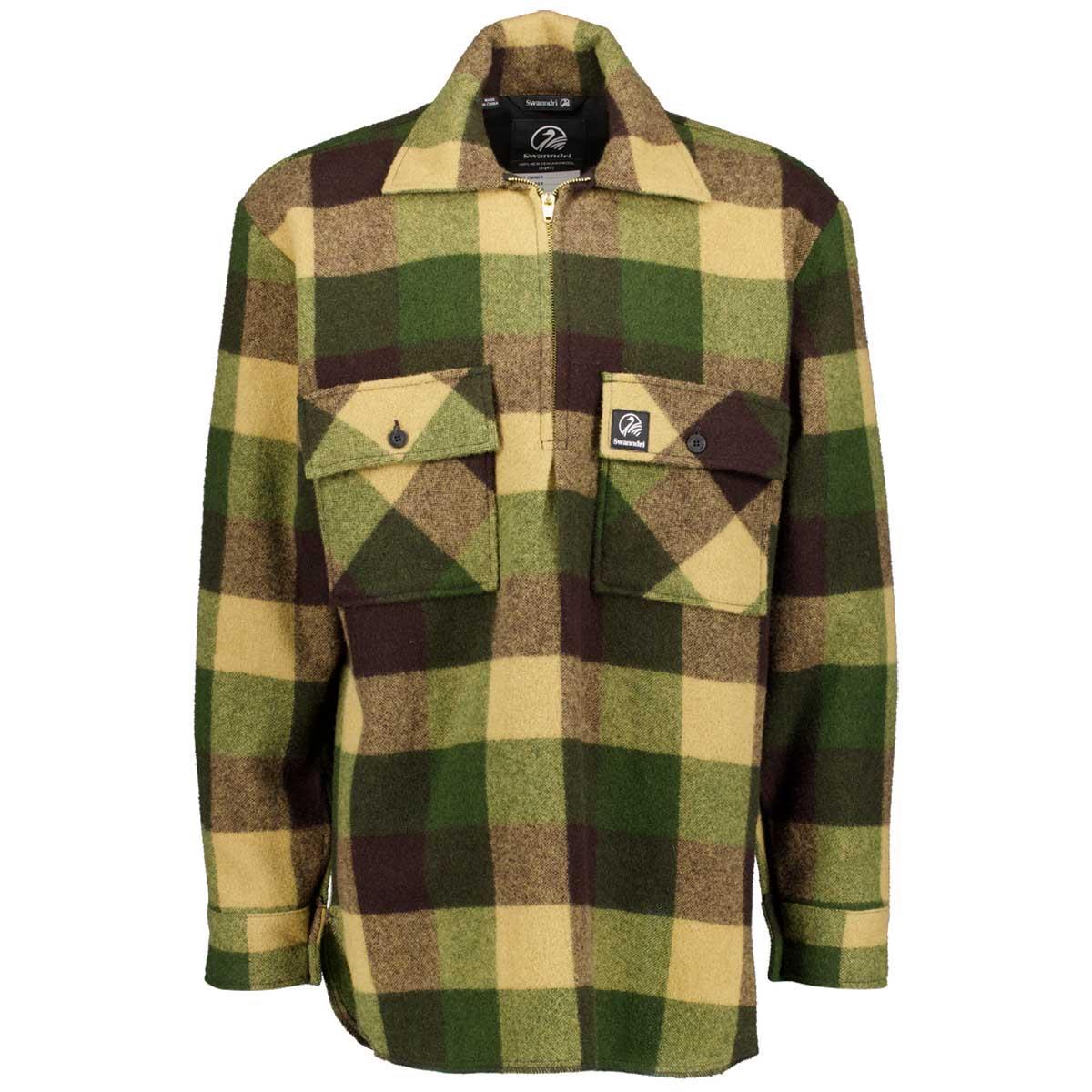 Swanndri Mens Ranger Quarter Zip Bushshirt