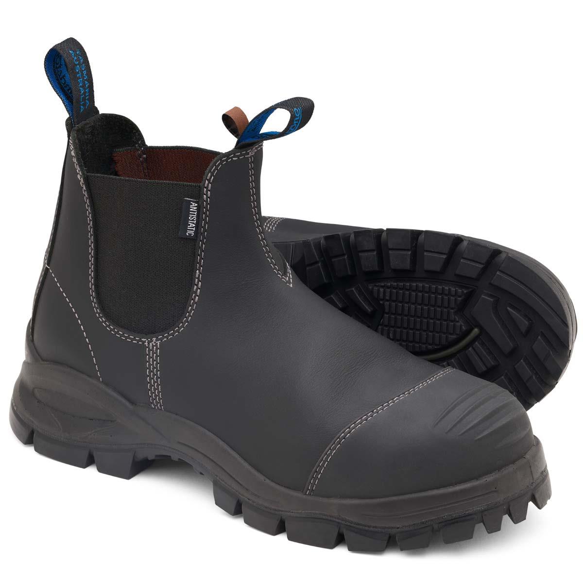 Black Blundstone Mens 910 Safety Boots Detail