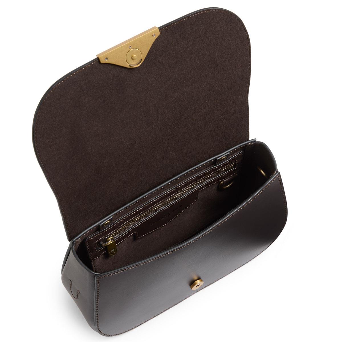Fairfax & Favor Rye Cross Body Bags mahogany open