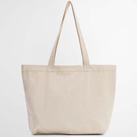 Natural Barbour Script Tote Bag Back