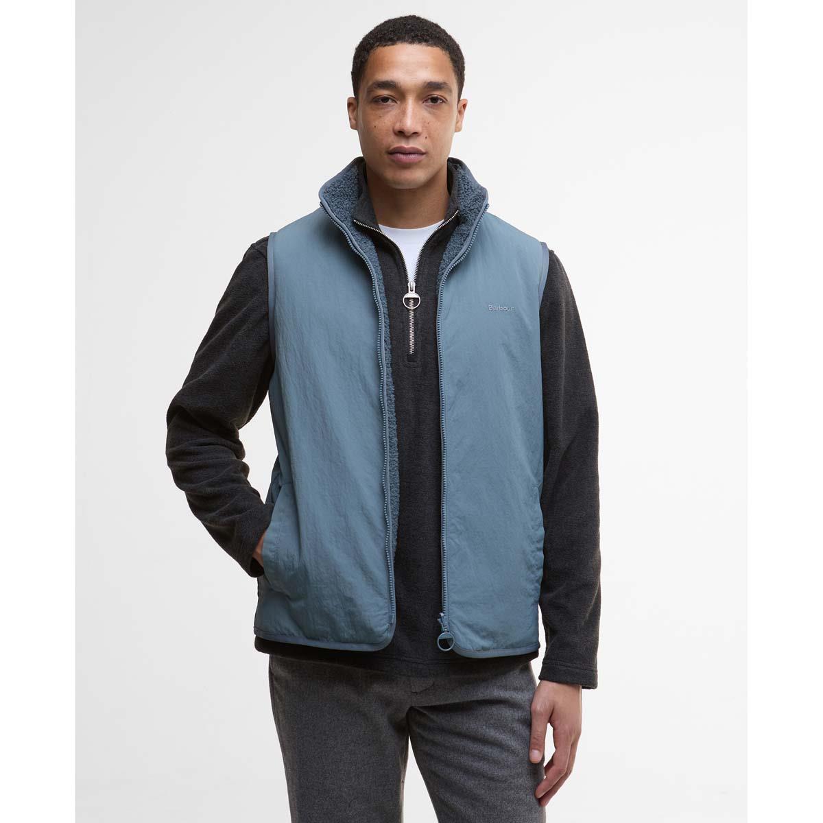 Barbour Mens Reversible Fleece Gilet