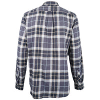 Albert and Maurice Mens Lugg Flannel Shirt Taupe Check