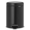 Brabantia newIcon Pedal Bin 5 Litre Plastic Bucket