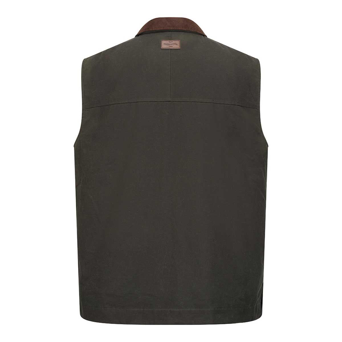 Hoggs Of Fife Mens Maxton Padded Waxed Waistcoat