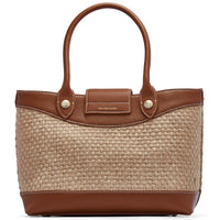 Natural Tan Holland Cooper Valencia Mini Tote Bag Rear