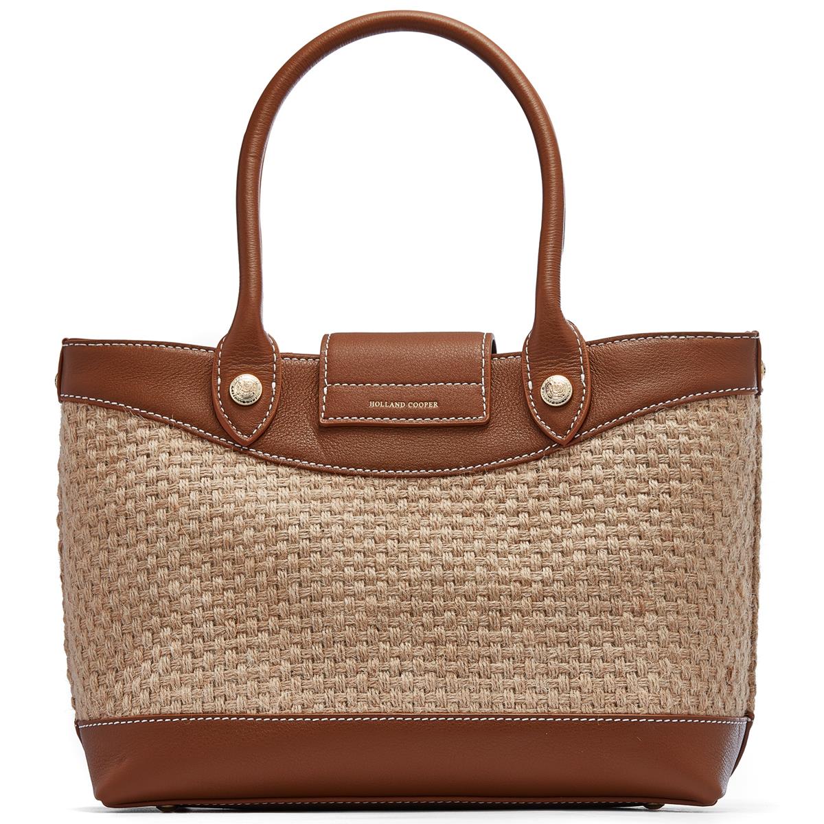 Natural Tan Holland Cooper Valencia Mini Tote Bag Rear