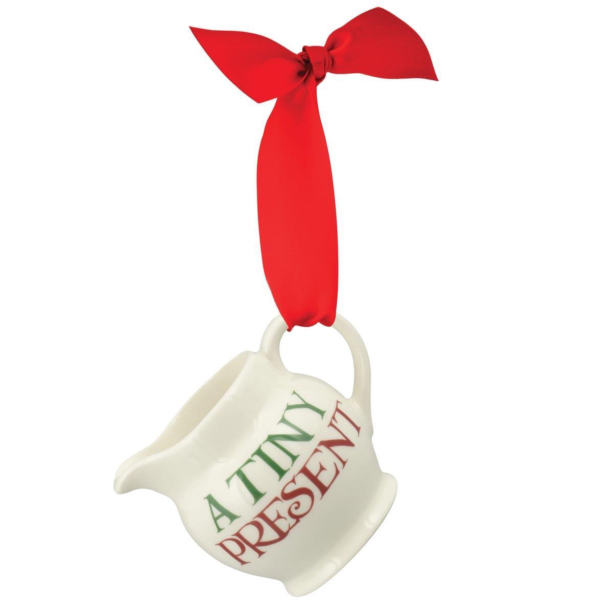 Emma Bridgewater Christmas Toast & Marmalade A Tiny Present Tiny Jug Boxed decoration