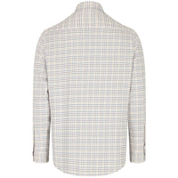 Green/Gold Hoggs Of Fife Mens Callum Country Check Shirt Back