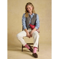 Joules Womens Holly Button Tank Top