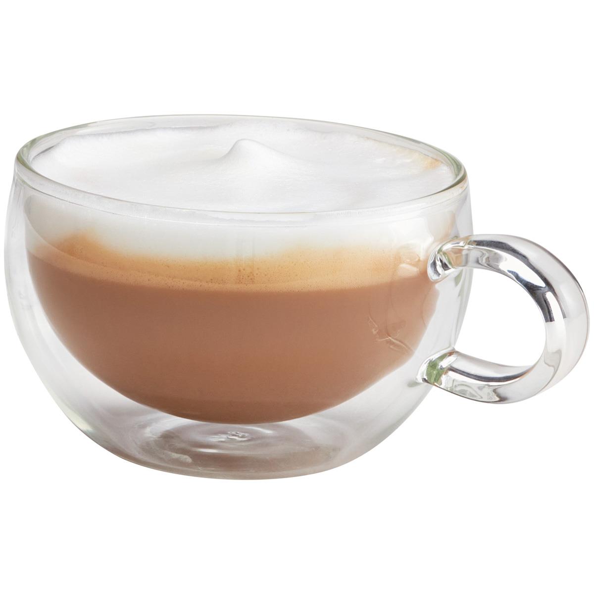 Judge Duo 2 Piece Form Cappuccino Glass Set 250ml Detail