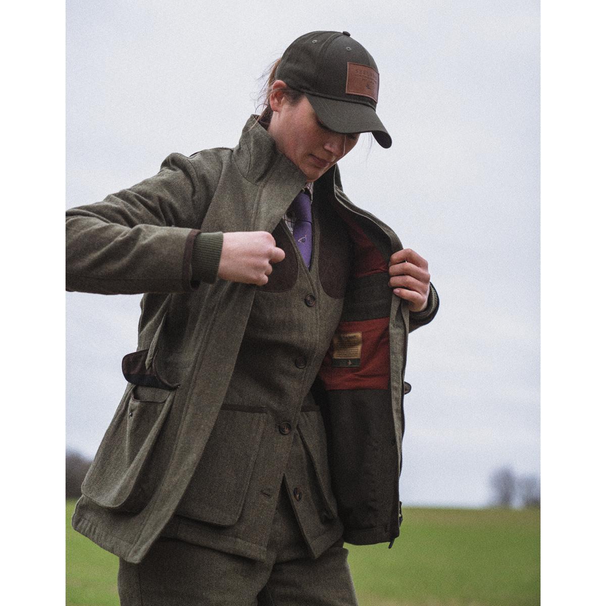 Moss Green Seeland Womens Hillside Harriet Jacket Lifestyle