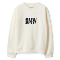 White R.M. Williams Womens Retro Logo Sweatshirt