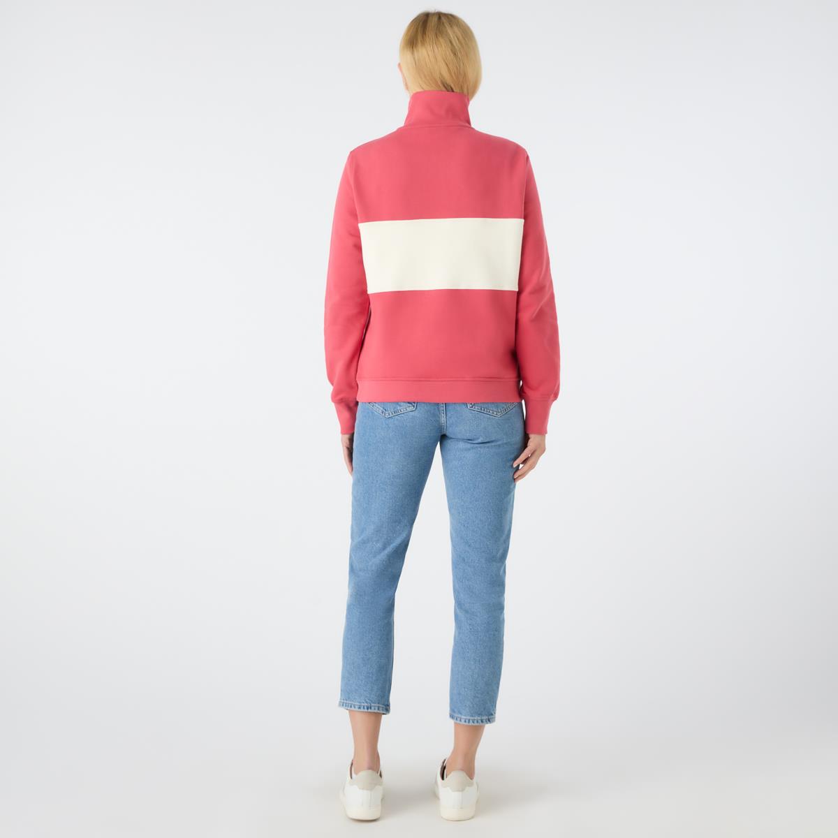 Musto Womens Classic Musto Half Zip Sweat Raspberry