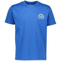 Maui Blue/Platinum Swanndri Mens Mountain Printed T-Shirt