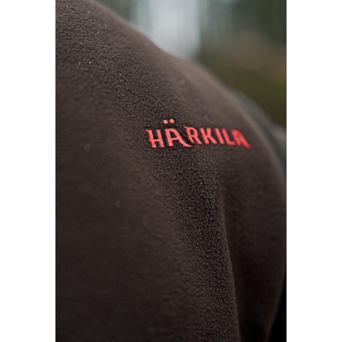 Shadow Brown Harkila Womens Aspire Fleece Waistcoat Back Detail