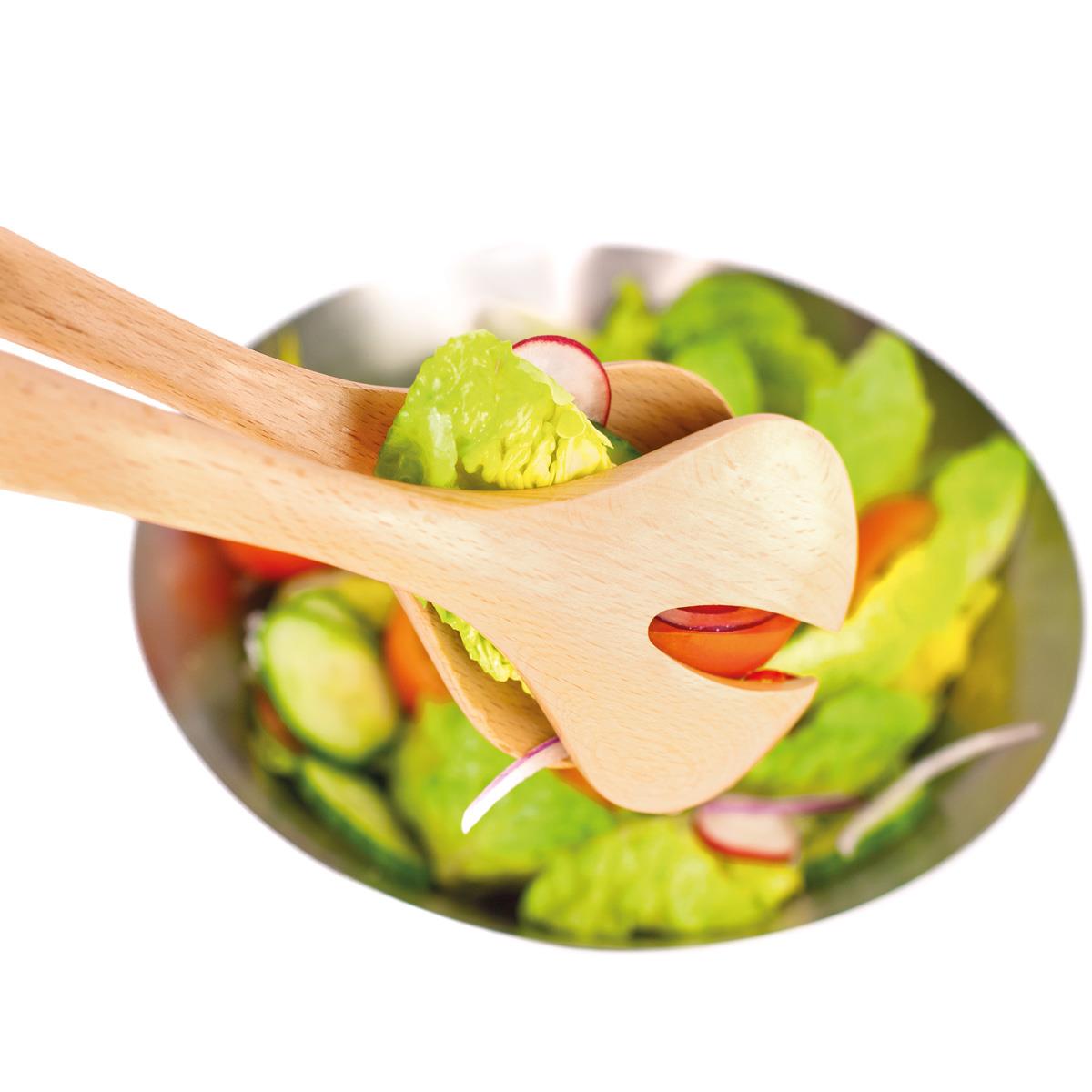 Stellar Beech Tools 2 Piece Salad Server Set