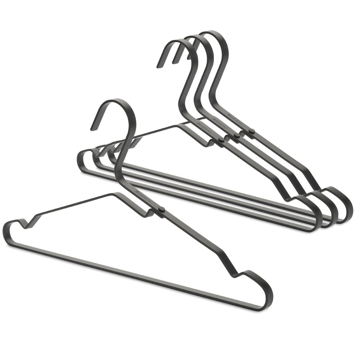 Black Brabantia Aluminium Clothes Hangers