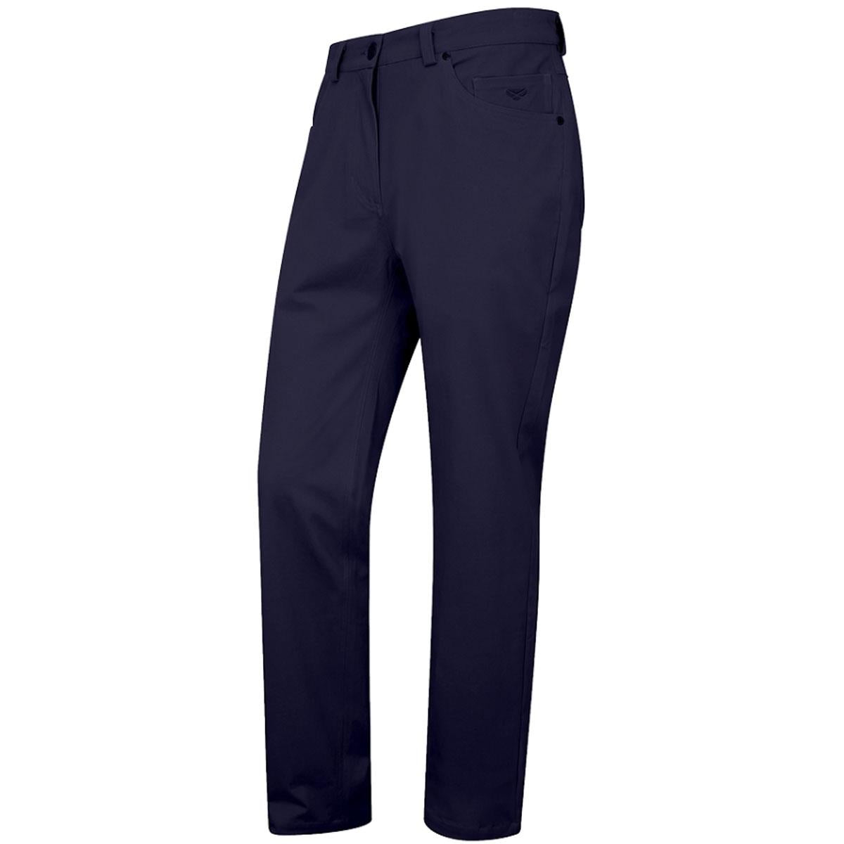 Navy Hoggs Of Fife Mens Craigtoun Stretched Twill Jean
