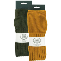 Spruce & Ochre Heritage 1845 Mens Jura Boot Socks Twin Pack