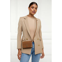 Tan Holland Cooper Kensington Crossbody Bag On Model
