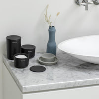 Dark Grey Brabantia Storage Pots Set Of 3 Lifestyle