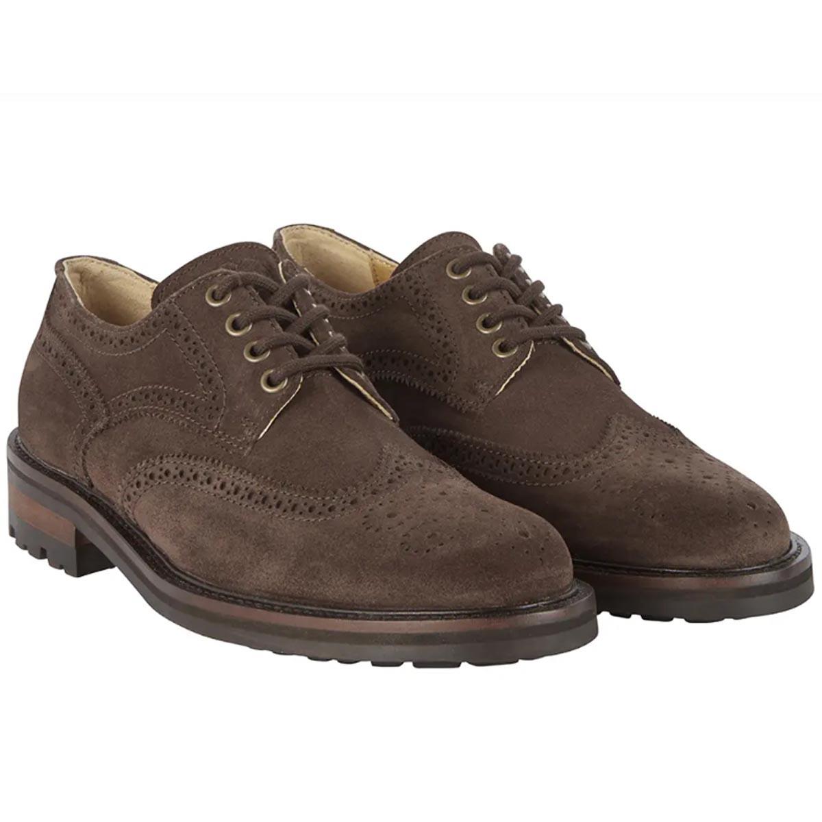 Le Chameau Normandy Suede Marron Fonce front