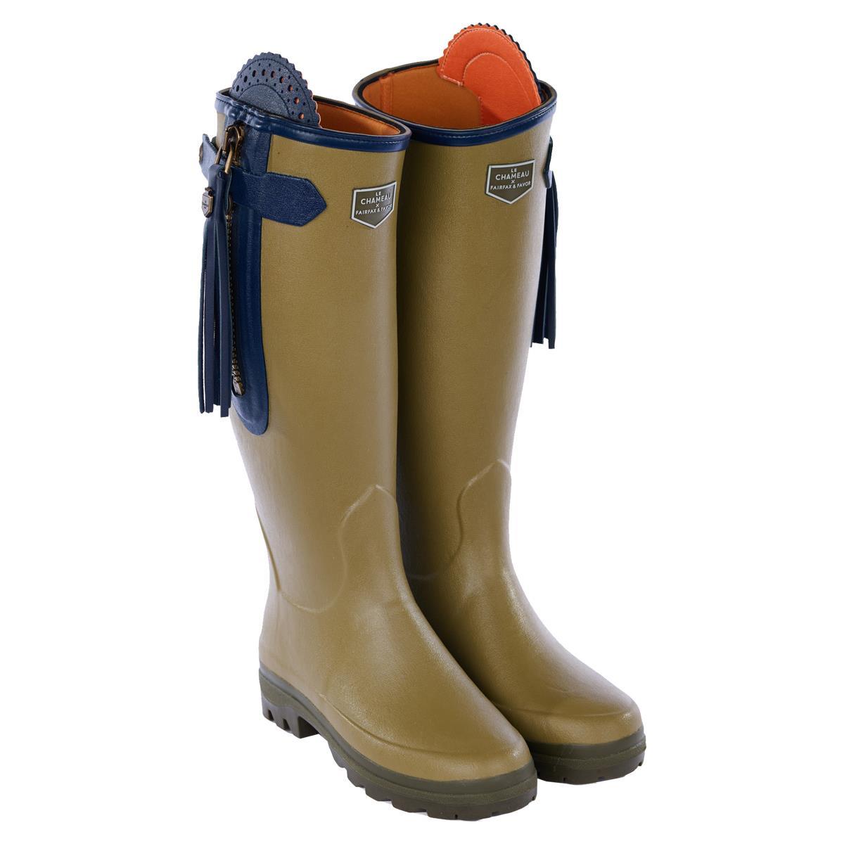 Le Chameau x Fairfax & Favor L'Alliance Neo Boots Vert Vierzon Regular