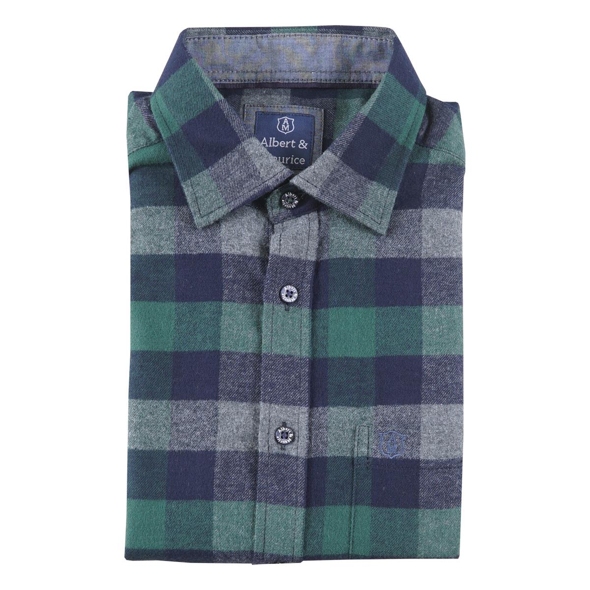 Albert and Maurice Perton Flannel Shirt