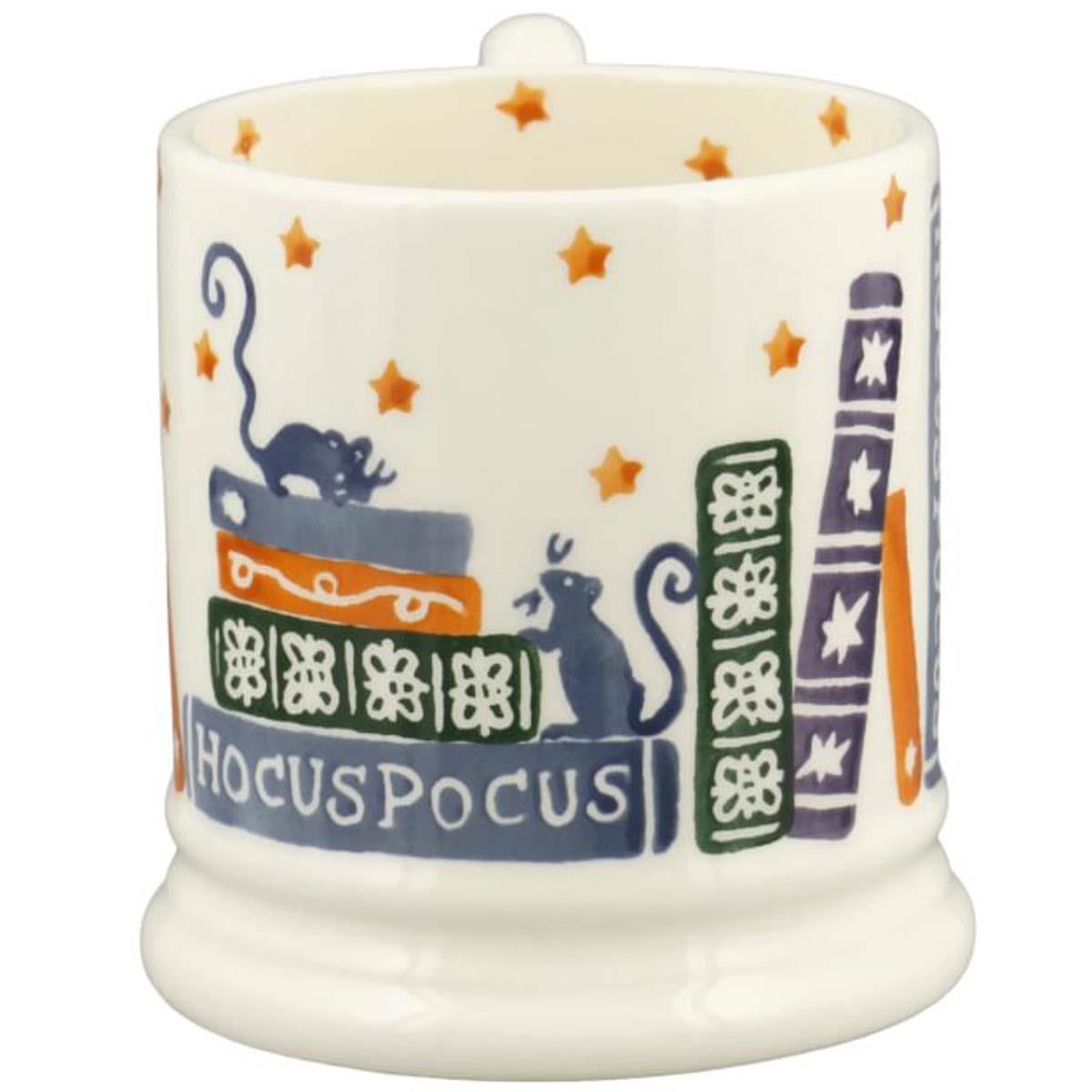Emma Bridgewater Halloween Spooky Spell Books Half Pint Mug