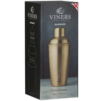 Viners Barware 500ml Gold Cocktail Shaker Giftbox BOX