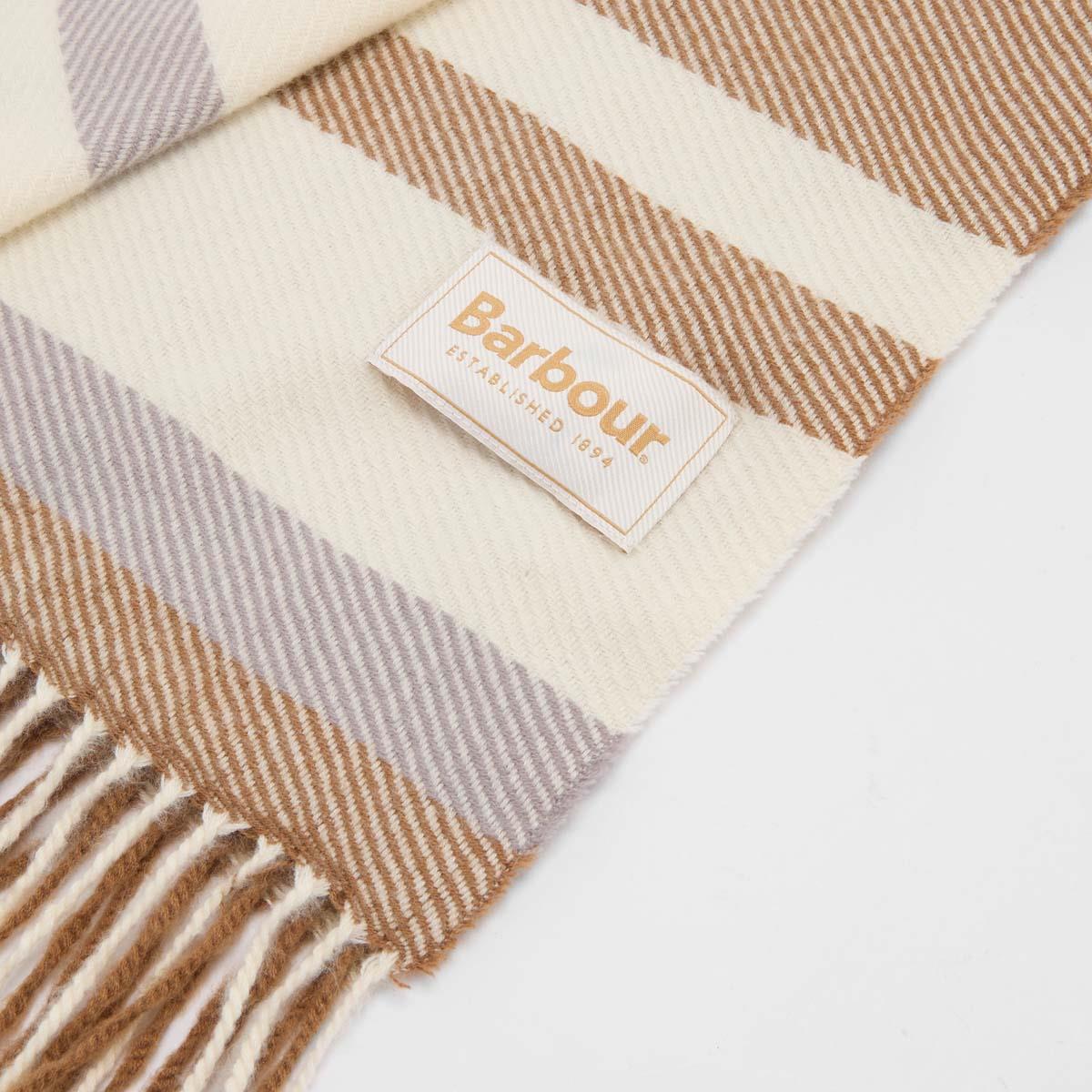 Hessian Barbour Womens Harriet Twill Scarf badge