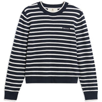 Dark Navy Stripe Barbour Womens Emmy Knitted Jumper