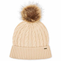 Chalk Dubarry Womens Forester Knitted Bobble Hat