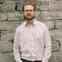 Albert and Maurice Castle Shirt wall lifestyle