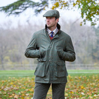 Olive Alan Paine Mens Didsmere Coat Lifestyle Detail