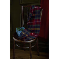 Winterberry Barbour Womens Deanna Tartan Scarf Christmas draped