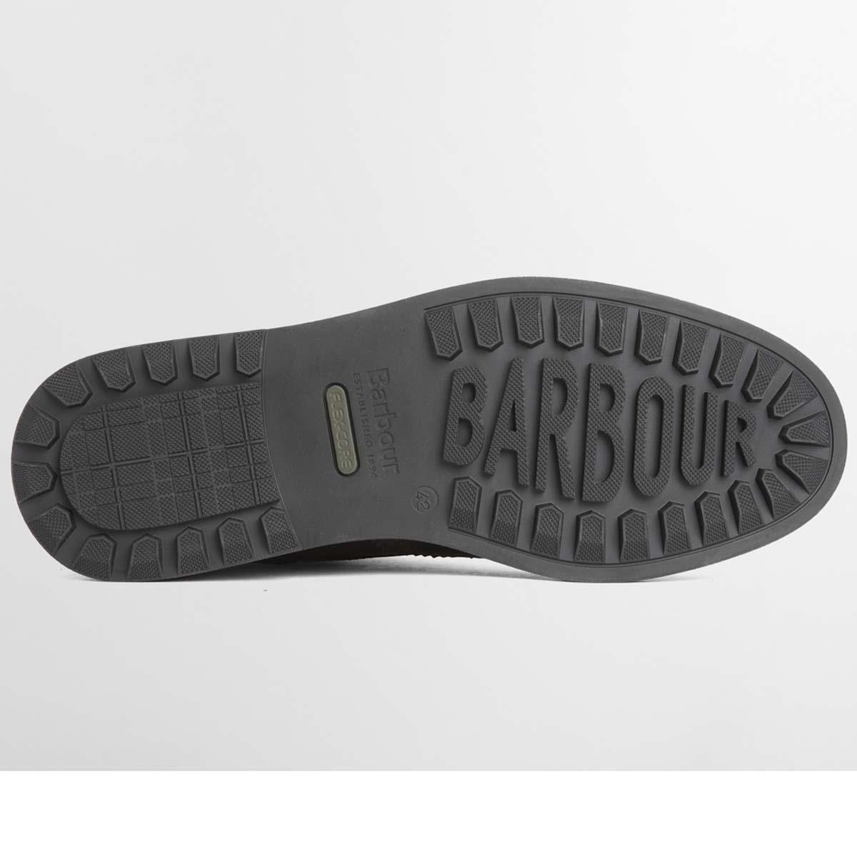 BLACK Barbour Mens Barmoor Brogue Boot SOLE