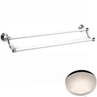 Polished Nickel Samuel Heath Fairfield Ceramic Double Towel Rail N9562-B