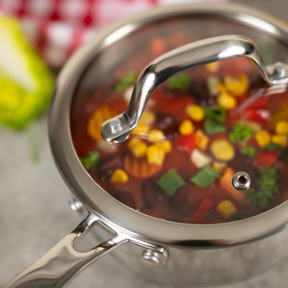 Kuhn Rikon Allround Saucepan With Lid Lifestyle Detail
