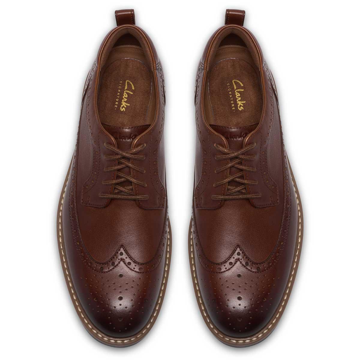 Clarks Mens Aldwin2 Limit Brogue Shoes