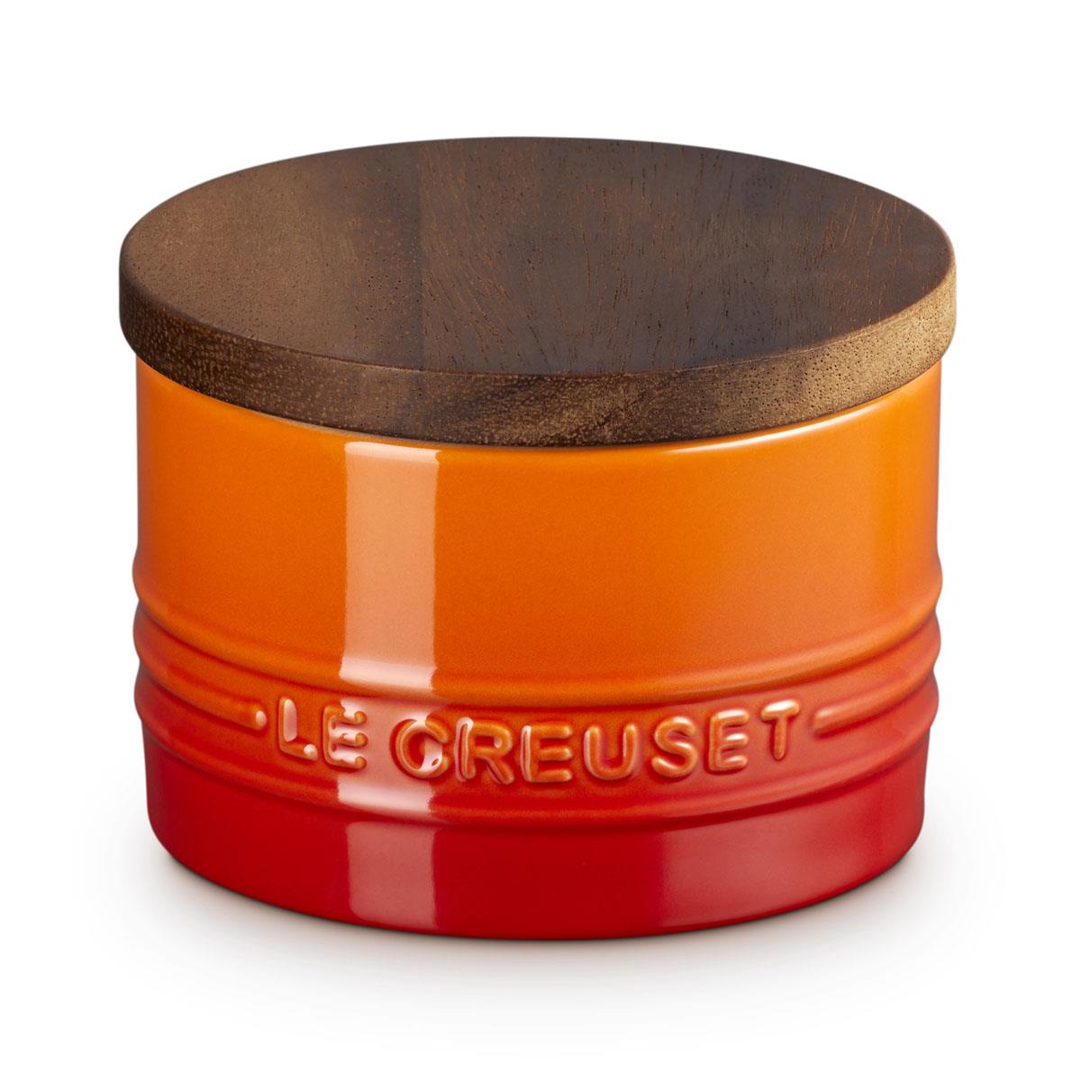 Volcanic Le Creuset Stoneware Signature Storage Jar 200ml