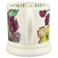 Emma Bridgewater Flowers Hellebore Half Pint Mug Handle