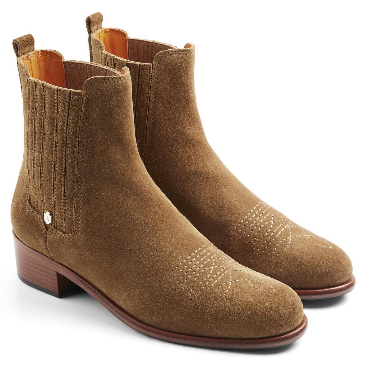 Tan Fairfax & Favor Womens Rockingham Chelsea Boot