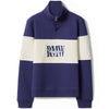 French Navy R.M. Williams Womens Trickett Panel Sweatshirt