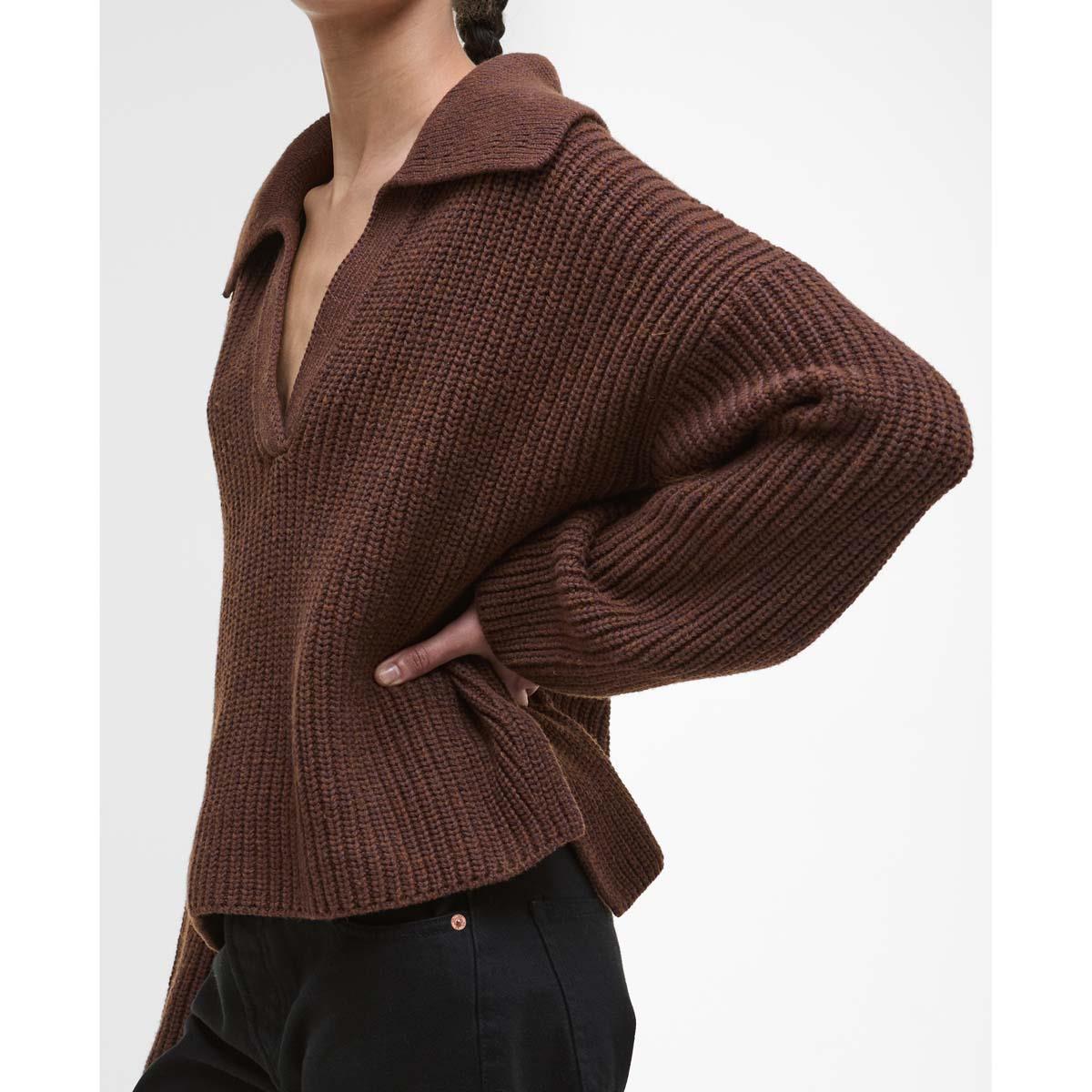 Vicuna Barbour Womens Robyn Knitted Jumper Side