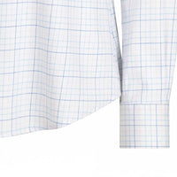 White/Pink/Blue Hoggs of Fife Ladies Callie Twill Shirt Cuff